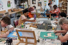 Artists working at Grey St Studio 